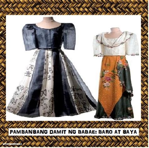 pambansang kasuotan ng pilipinas